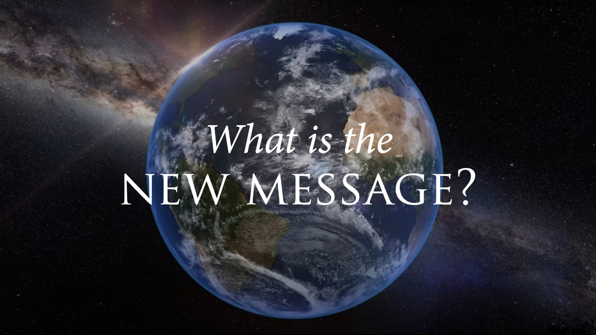 What is the New Message?